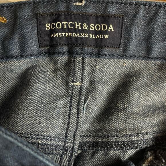 Scotch & Soda Phaidon Amsterdam’s Blauw Slim Jeans 29X32 - Picture 5 of 11